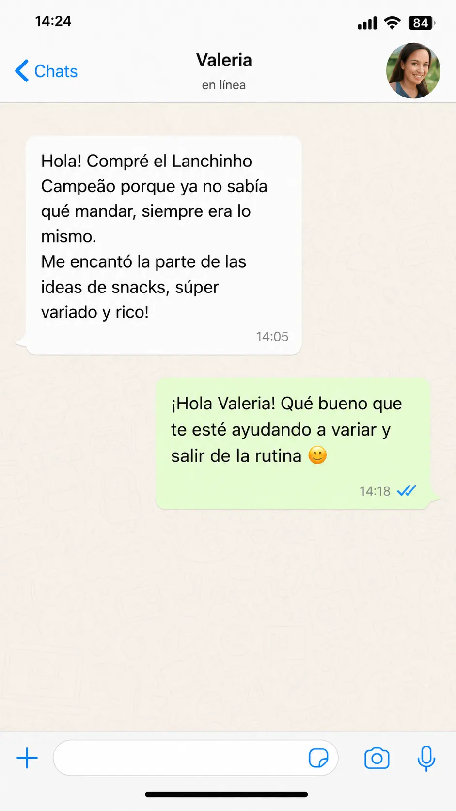 Reseña 3 de clienta de Lonchera Campeona